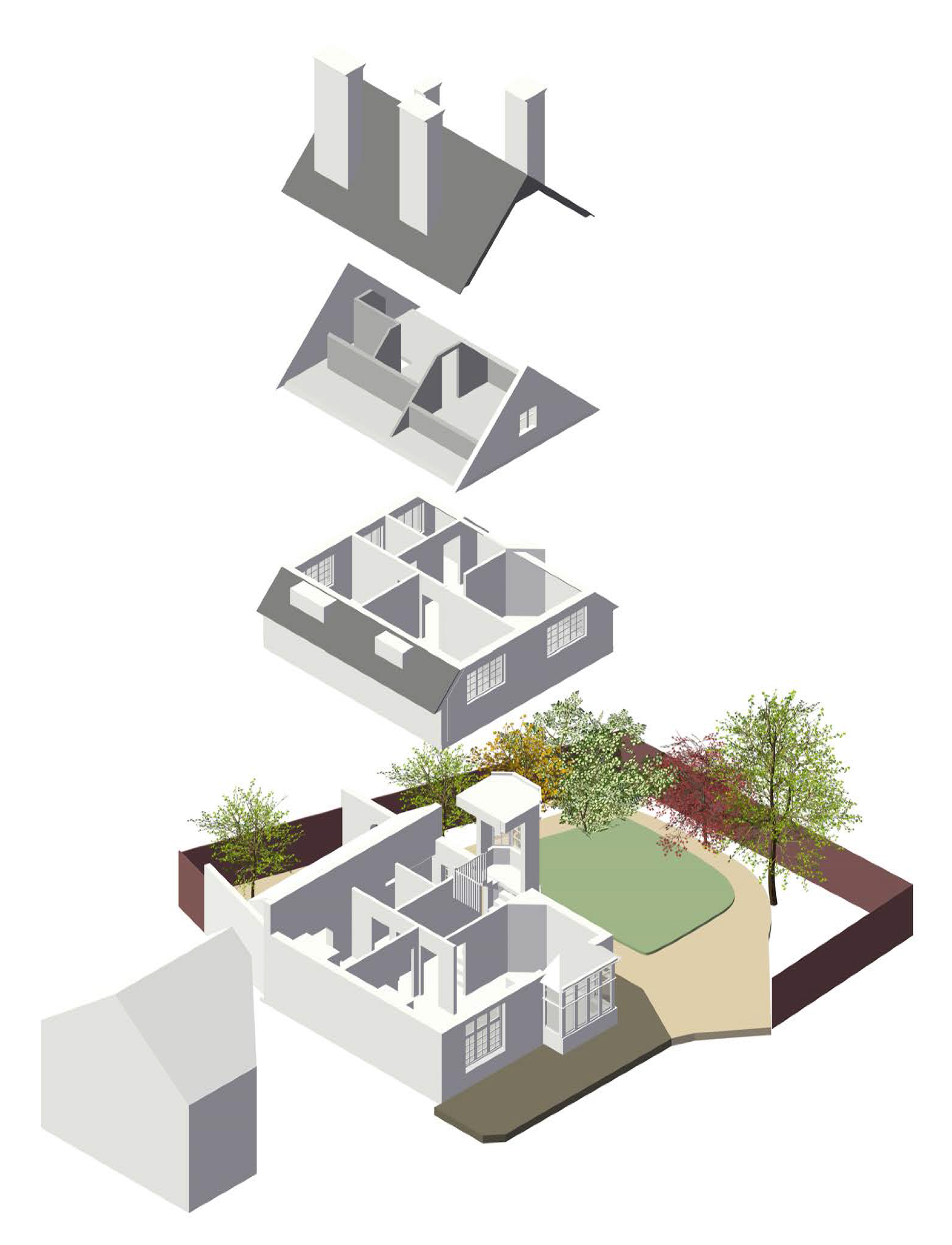 exploded axonometric