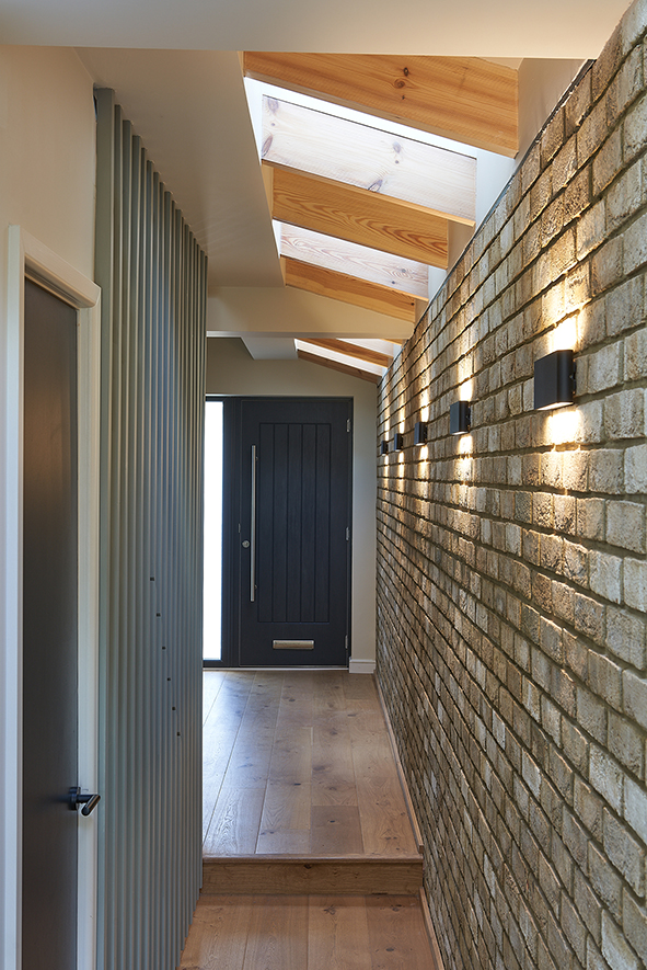 New wider hallway